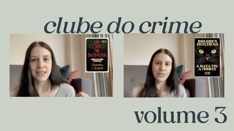 lendo os livros do Clube do Crime da Harper Collins Brasil | episódio 3